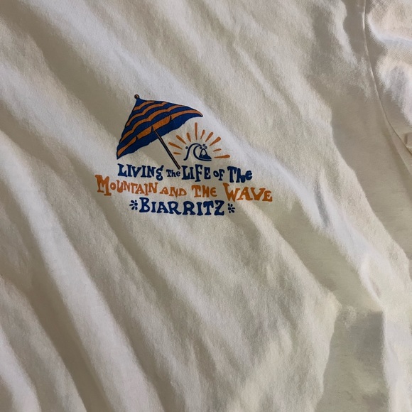 Quiksilver Men’s “Mountain & The Wave Biarritz” Premium Cotton T-Shirt - Picture 2 of 2